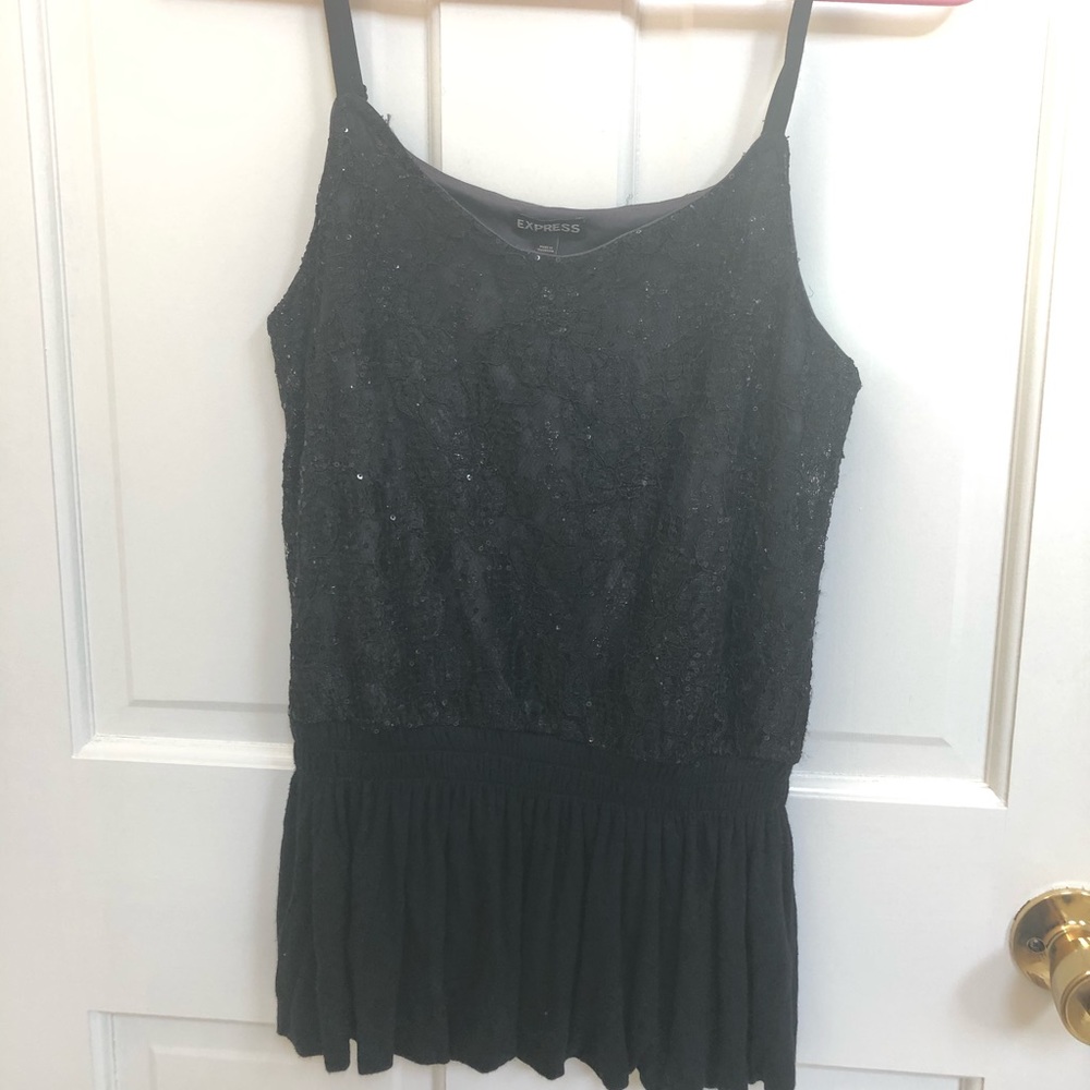 Sparkly strap top